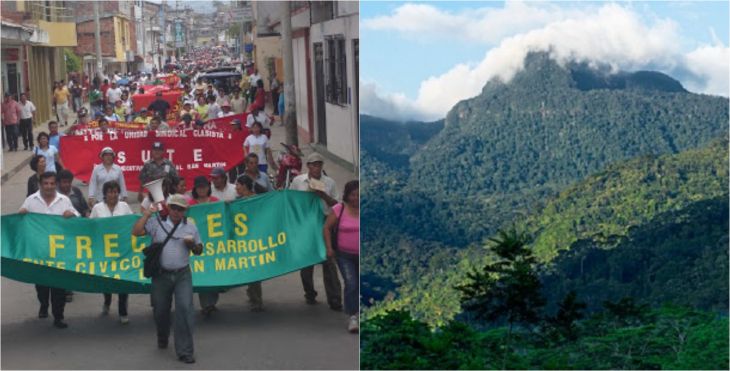  FRECIDES San Martín, convoca a movilización para el 19 de diciembre en defensa de Cordillera Escalera