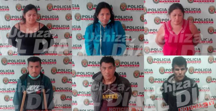  PNP en Uchiza desarticula presunta banda criminal dedicada al robo y asaltos, denominados «Los Malditos de Sarita Colonia»