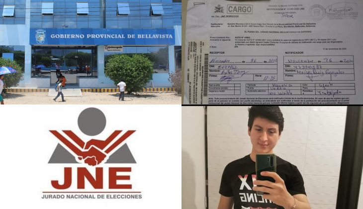  Notificador de courrier denuncia que documento del JNE enviado al municipio de Bellavista desapareció