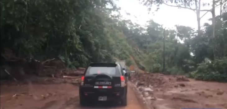  Pase vehicular en la carretera Tarapoto – Yurimaguas está restringido