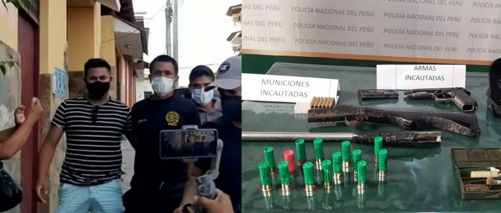  Capturan a dos de los cuatro delincuentes que la noche del lunes hirieron de bala a un conductor en el tramo Shapaja – Chazuta