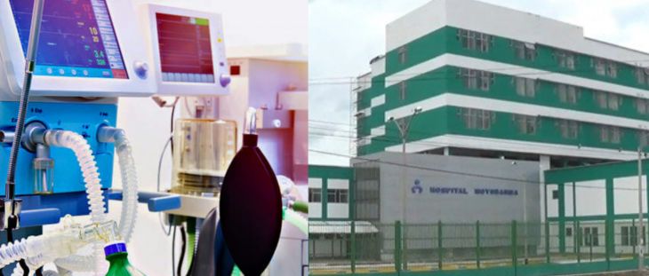  10 ventiladores de hospital de La Banda de Shilcayo fueron trasladados al hospital de Moyobamba