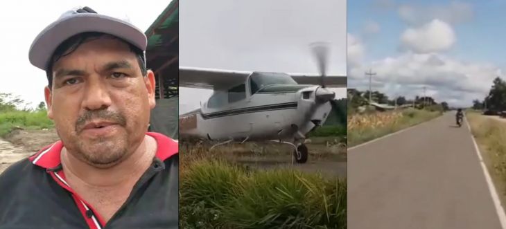  «Narcoavioneta»: El alcalde del distrito de Alto Biavo, pidió a las autoridades que hagan su trabajo investigando el despegue de una avioneta de matrícula Boliviana