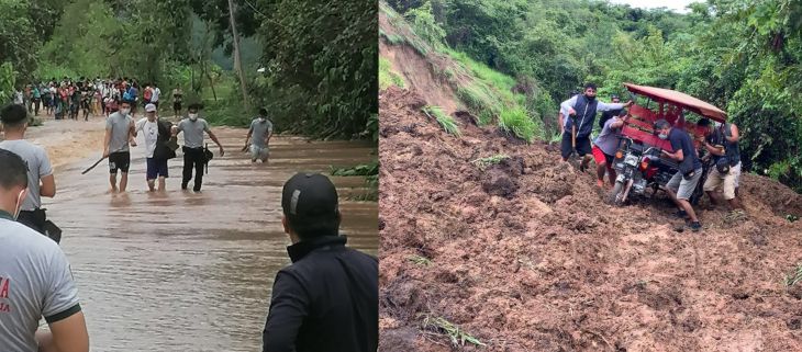  Lluvias afectaron viviendas y cultivos en diferentes localidades de la región San Martín