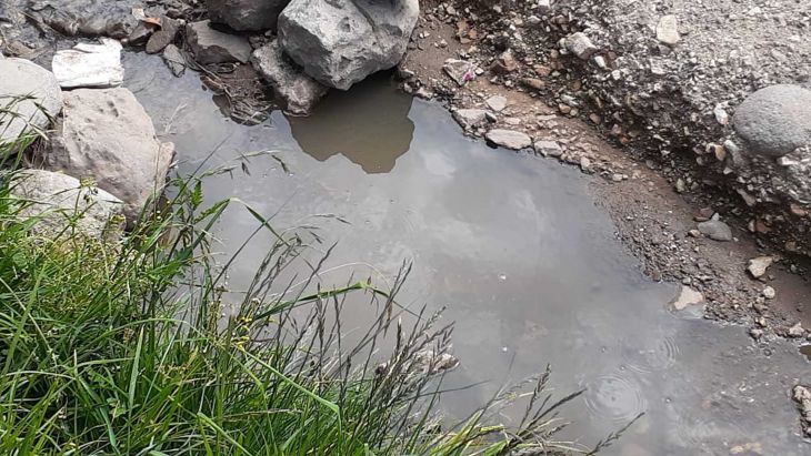  Morales: Vecinos de la cuadra 10 del Jr. Leticia, exigen a Emapa, reparación de tuberías de desagüe cuyas redes fueron cambiadas hace poco