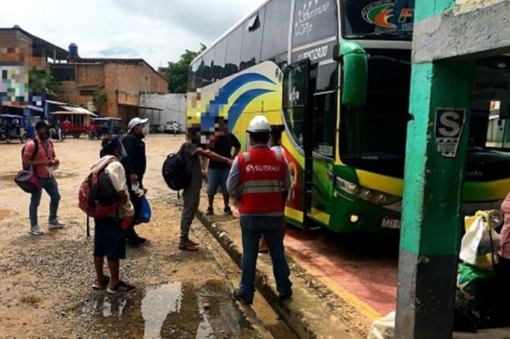  Despliegan operativo contra la trata de personas en terminal terrestre de Tarapoto