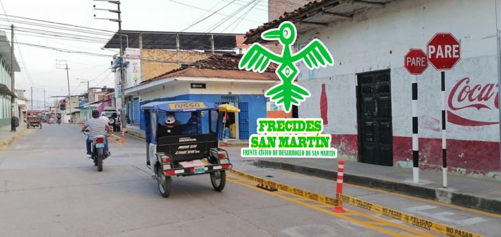  Frecides San Martín, convoca para este jueves a las 10 a.m. a realizar plantón frente a la MPSM, para exigir la paralización inmediata de las obras de la ciclovía
