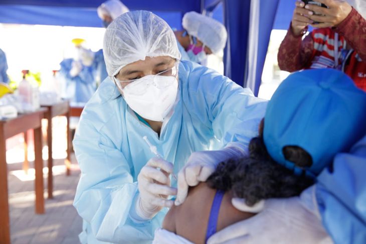  En la región San Martín continúa campaña de vacunación contra la Covid-19