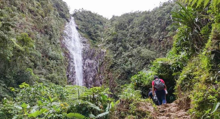  Uchiza: Como parte de la reactivación del turismo reabren Catarata “Velo de Plata”