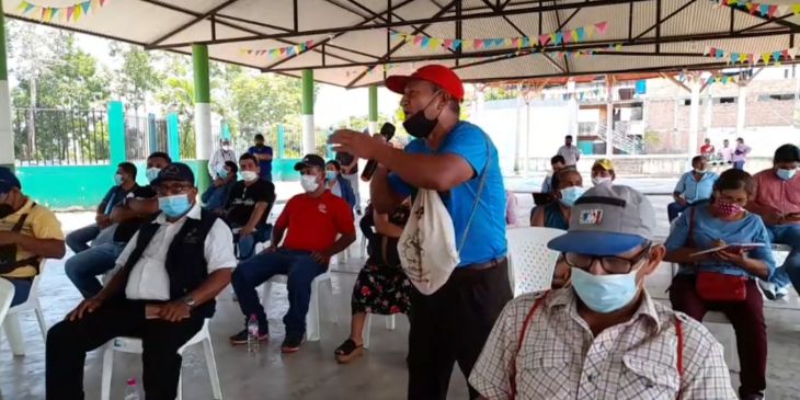  Picota: Realizan reunión de coordinación con el objetivo de solucionar el problema del servicio de agua potable de la comunidad de Santo Tomás