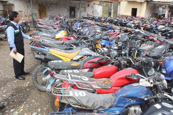  Desaparecen 24 motos del depósito municipal de la Municipalidad Provincial de Rioja