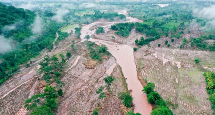  Tocache: Desborde del río Huaquisha, dejó un total de 3 viviendas inhabitables y 30 familias afectadas