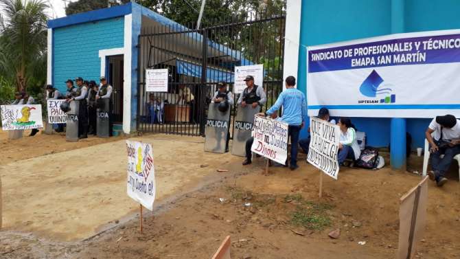  Frecides pide la separación de altos funcionarios de Emapa San Martín