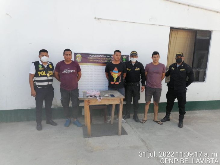  Policía de Bellavista interviene a banda criminal “Los Malditos de Villa el Salvador”