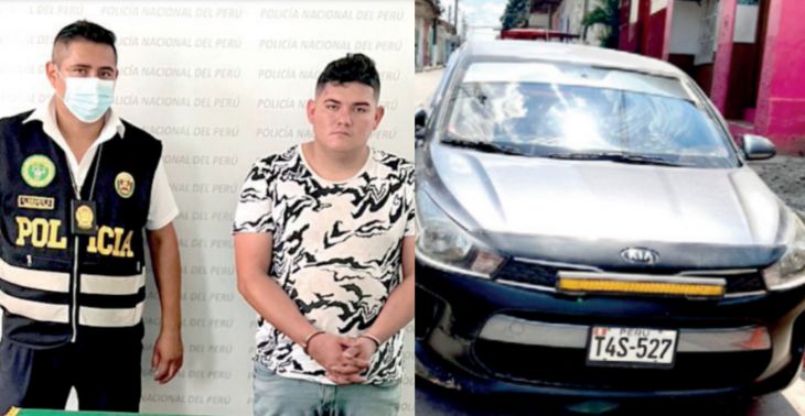  Policía Nacional logra detener a sujetó que dopó a su víctima para robarle su carro y dos celulares