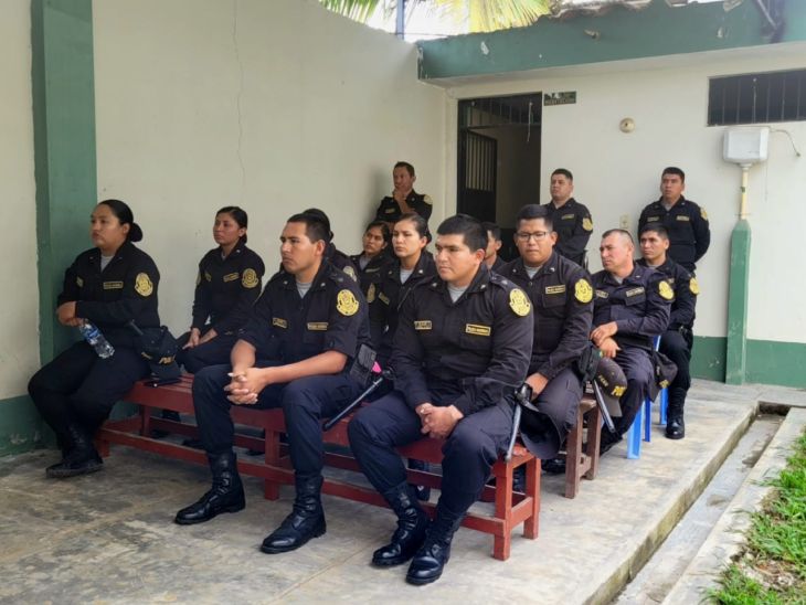  Suboficiales de la comisaría del distrito de Calzada recibieron información para prevenir delitos de corrupción de funcionarios
