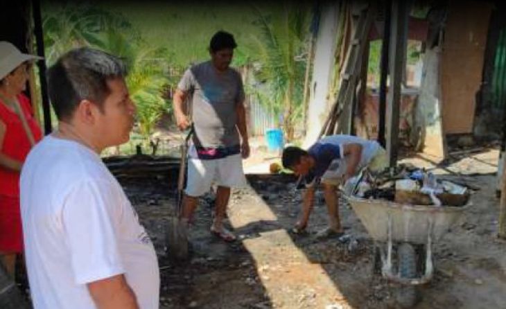  Tres niños se salvan de morir calcinados en incendio en La Banda de Shilcayo