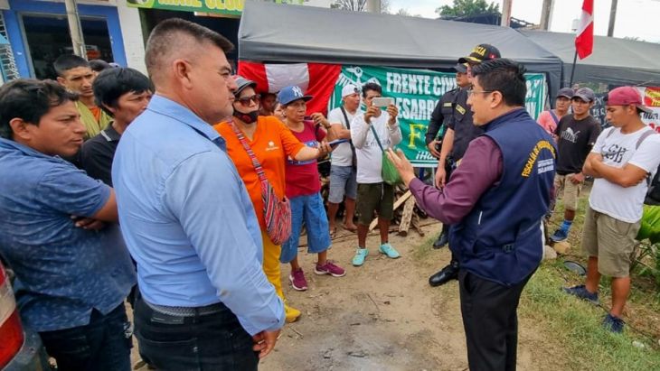  Morales: Fiscales de Prevención del Delito realizaron acciones de exhortación para prevenir nuevo conflicto social en la ciudad