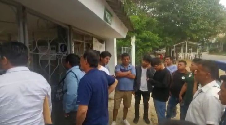  Obreros que trabajan en la construcción de I.E. en el distrito de Sacanche, iniciarán este lunes huelga indefinida exigiendo pago de acuerdo a tabla salarial