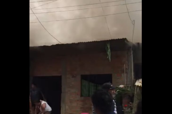  Banda de Shilcayo: Incendio de regular magnitud afecta tres viviendas