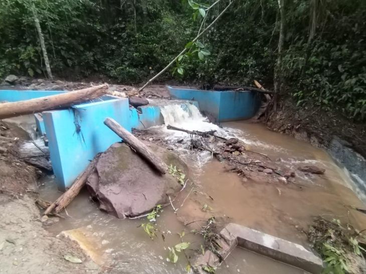  Municipalidad Provincial de Lamas recibió inconclusa obra de saneamiento