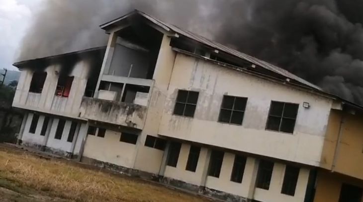  Aún no se conoce el monto a cuánto asciende los daños que dejó el incendio el último domingo en el Colegio Militar