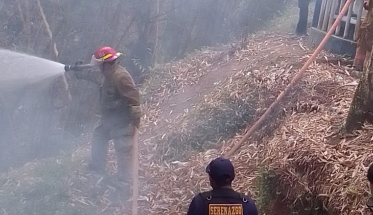  Incendio forestal se registró ayer domingo en Moyobamba