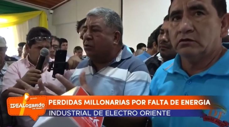  Empresarios Molineros del Alto Mayo exigen a gerente general de Electro Oriente a brindarles el servicio de energía de forma prioritaria