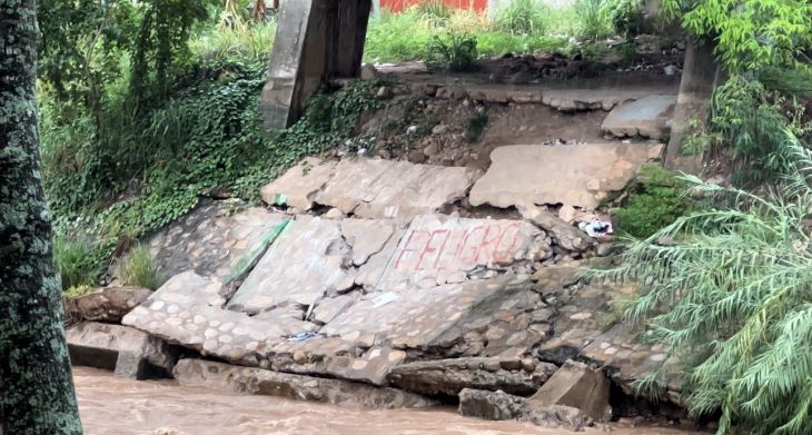  Morales: Las bases del puente Atumpampa sigue deteriorándose